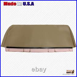 2001 F250 F350 Lariat REAR Bench Top Perforated Leather Replacement Cover Tan