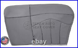 2001 Ford F150 Lariat crew cab Passenger Bench Synthetic Leather Seat Cover Gray