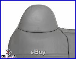 2001 Ford F250 F350 F450 F550 XL -Lean Back (Top) Bench Seat Vinyl Cover Gray