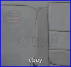 2002, 2003 Ford F150 Lariat Crew Cab Passenger Bench Leather Seat Cover Gray