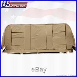 2002 2003 Ford F250 F350 Lariat Rear Bench Bottom Replacement Leather Cover Tan