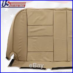 2002 2003 Ford F250 F350 Lariat Rear Bench Bottom Replacement Leather Cover Tan