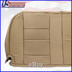 2002 2007 Ford F-250 F250 Lariat Rear Bottom Leather Bench Seat Cover TAN
