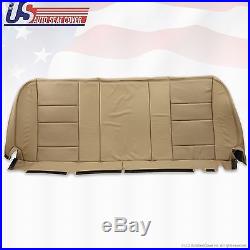 2002 2007 Ford F-350 F350 Lariat Rear Bottom Leather Bench Seat Cover TAN