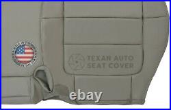 2002 Ford F150 Lariat Crew Cab Passenger Bench synthetic Leather Seat Cover Gray
