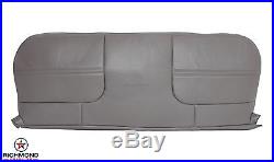 2002 Ford F250 F350 F450 F550 XL -Bottom Bench Seat Replacement Vinyl Cover Gray