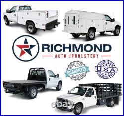 2002 Ford F250 F350 F450 XL -Lean Back Bench Seat Replacement Vinyl Cover Gray