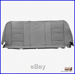 2002 Ford F250 F350 Lariat Bench Bottom Seat Cover Perforated Leather Color Gray