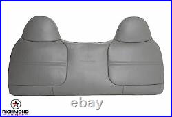 2002 Ford F450 F550 XL Work Truck -Front Bench Seat Lean Back Vinyl Cover Gray
