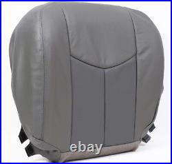 2003 2004 2005 2006 GMC Yukon Denali Replacement Leather Seat Cover Gray 2 tone