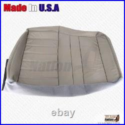2003 2004 2005 Hummer H2 REAR Driver Split Bench Bottom Leather Cover Wheat Gray