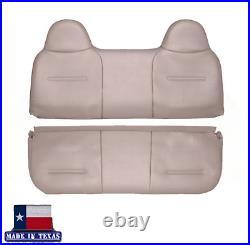 2003 2004 Ford F250 F350 Super Duty Work Truck Bottom Top Bench Tan Seat Cover