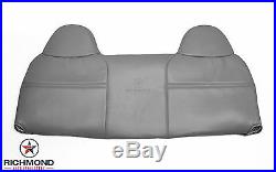 2003 2004 Ford F250 F350 XL Work Truck -Lean Back Bench Seat Vinyl Cover Gray