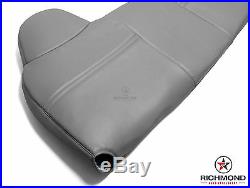 2003-2007 Ford F250 F350 F450 F550 XL -Lean Back Bench Seat Vinyl Cover Gray