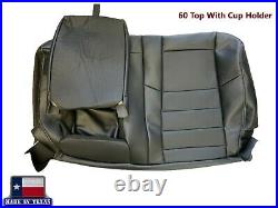 2003-2007 Ford F250 Lariat 2nd Second Row 60/40 Bench Black LEATHER Seat Covers