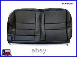 2003-2007 Ford F250 Lariat 2nd Second Row 60/40 Bench Black LEATHER Seat Covers