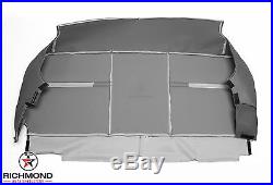 2003 Ford F250 F350 F450 F550 XL -Bottom Bench Seat Replacement Vinyl Cover Gray