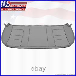 2004 2005 Ford F250 F350 Lariat Rear Bench Bottom Leather Seat Cover Color Gray
