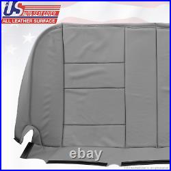2004 2005 Ford F250 F350 Lariat Rear Bench Bottom Leather Seat Cover Color Gray