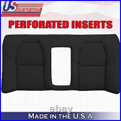 2004 Fits Acura TL Rear Bench Top Perforated Leather Replacement Seat Cover BLK
