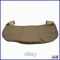 2005-2007 Ford F250 F350 F450 F550 XL Flatbed -Bottom Vinyl Bench Seat Cover Tan