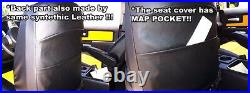 2006-2009 Ford Ranger 60/40 Black/charcoal S. Leather Custom Fit Seat Covers