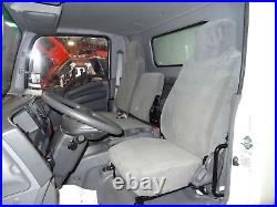2006-2021 Isuzu NPR Front Commercial Work Truck Exact Fit Seat Cover, Gray Twill