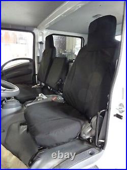 2006-2022 Isuzu NPR Front 40/60 Split Seat, Covers are Black Endura