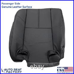 2007-13 For Chevy Avalanche Genuine Leather Rear Bench Passenger Top Cover Ebony