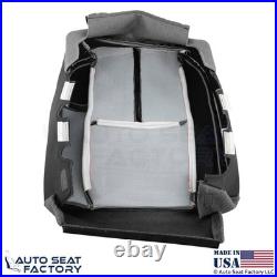2007-13 For Chevy Avalanche Genuine Leather Rear Bench Passenger Top Cover Ebony