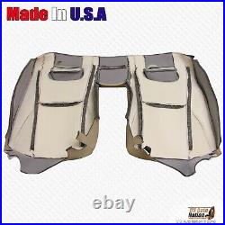 2007 2008 2009 FITS Lexus ES350 REAR Bottom & Top Perforated Leather Cover Tan