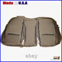 2007 2008 2009 FITS Lexus ES350 REAR Bottom & Top Perforated Leather Cover Tan