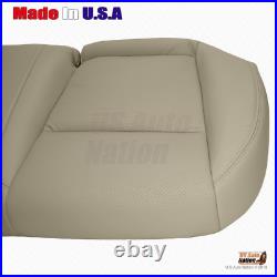 2007 2008 FITS Acura TL REAR Bench Bottom Perforated Leather Cover Taupe (Gray)
