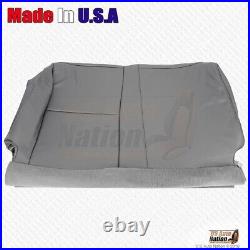 2007 2013 FITS Toyota Tundra Rear Driver Split Bench Bottom Leather Cover Gray