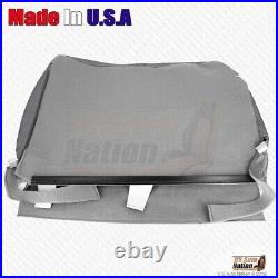 2007 2013 FITS Toyota Tundra Rear Driver Split Bench Bottom Leather Cover Gray