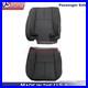 2007-2013 For Chevy Avalanche Leatherette Rear Bench Passenger Seat Covers Ebony