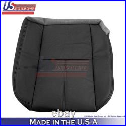 2007-2013 For Chevy Avalanche Leatherette Rear Bench Passenger Seat Covers Ebony