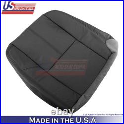 2007-2013 For Chevy Avalanche Leatherette Rear Bench Passenger Seat Covers Ebony
