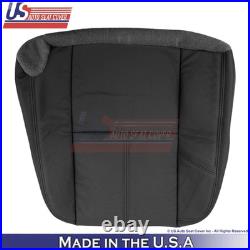 2007-2013 For Chevy Avalanche Leatherette Rear Bench Passenger Seat Covers Ebony