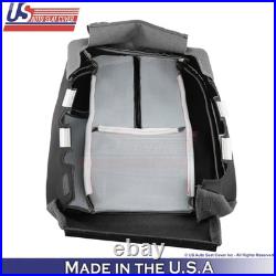 2007-2013 For Chevy Avalanche Leatherette Rear Bench Passenger Seat Covers Ebony