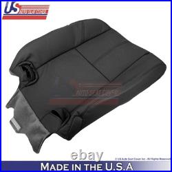 2007-2013 For Chevy Avalanche Leatherette Rear Bench Passenger Seat Covers Ebony