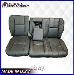 2007-2014 Chevy Avalanche SECOND Row Bench Replacement Leather Seat Cover Black