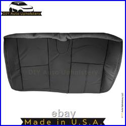 2007-2014 Fits GMC Yukon Leatherette Rear Bench Driver Bottom Seat Cover Ebony