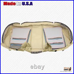 2008 2009 2010 2011 2012 For Honda Accord REAR Bench Bottom Leather Cover Tan
