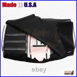 2008 to 2012 Fits Honda Accord Rear Bench Top Replacement Leather Cover Black