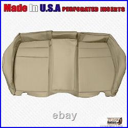 2009 2014 FITS Acura TSX Sedan Rear Bench Bottom Perforated Leather Cover Tan