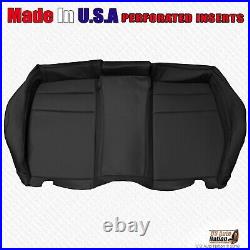 2012 2013 2014 For Acura TSX Rear Bench Bottom Perforated Leather Cover Black