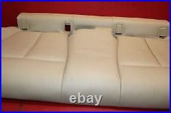 2012-2015 BMW 335i F30 OEM REAR HEATED BENCH SEAT LOWER CUSHION BEIGE LEATHER