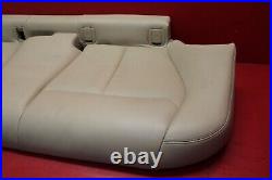 2012-2015 BMW 335i F30 OEM REAR HEATED BENCH SEAT LOWER CUSHION BEIGE LEATHER