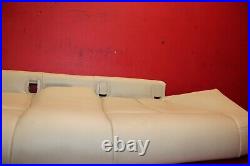 2012-2015 BMW 335i F30 OEM REAR HEATED BENCH SEAT LOWER CUSHION BEIGE LEATHER